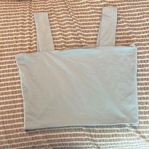 Square neck crop top